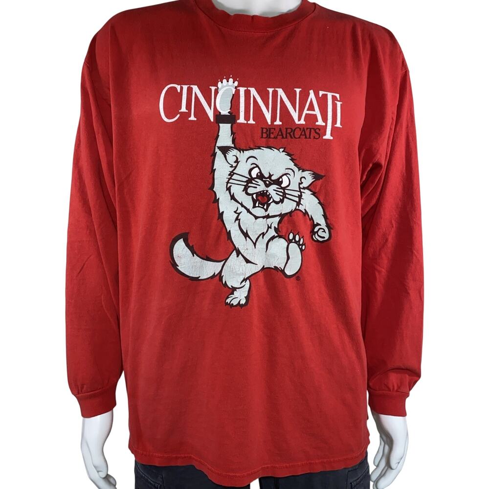 University of Cincinnati Bearcats Long Sleeve T-Shirt Size XL Steve & Barry's